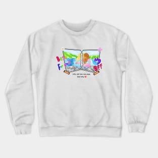 best friend my BFF Crewneck Sweatshirt